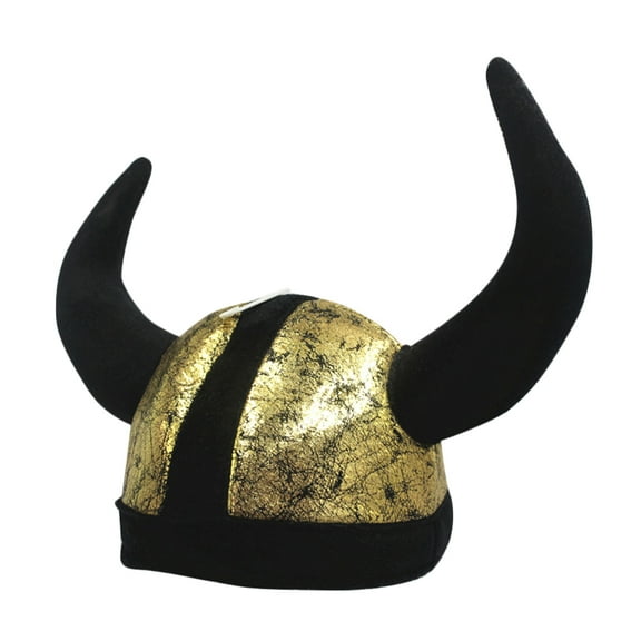 IMIKEYA Ox Horn Hat Ornament Cap Assorted Color 1Pack Photo Props Style
