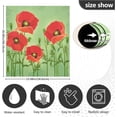thumbnail image 3 of Coolnut Poppy Flower Floral Dishwasher Magnet Cover 23"Wx26"H , Farmhouse Kitchen Dishwasher Cover Magnetic Appliance Covers Door Stickers for Kitchen Home Cabinet Decals, 3 of 6
