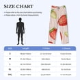 thumbnail image 2 of Cauagu Strawberries Mens Pajama Pants Sleep & Lounge Pants,PJ Bottoms with Pockets-Small, 2 of 7