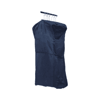 57" Zippered Navy Canvas Griptite Garment Bag with Lockable Clamp – Salesman Travel & Storage Bag – Basic LTD