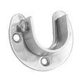 thumbnail image 4 of Douilles de Poteau de Placard en Acier Inoxydable, 2pcs Robustes, Support de Tige de Placard Supportant le Support de Tige de Bride avec Vis, en Forme de U, Installation / Retrait Facile, 4 of 4