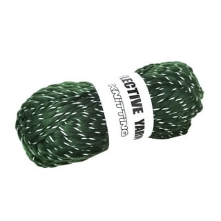 50m/Roll 4mm Reflective Yarns Hand Knitting Sweater Hat Scarf