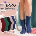 thumbnail image 2 of Calcetines Fuzzy EBMORE para mujer, esponjosos y acogedores para invierno, 2 of 7