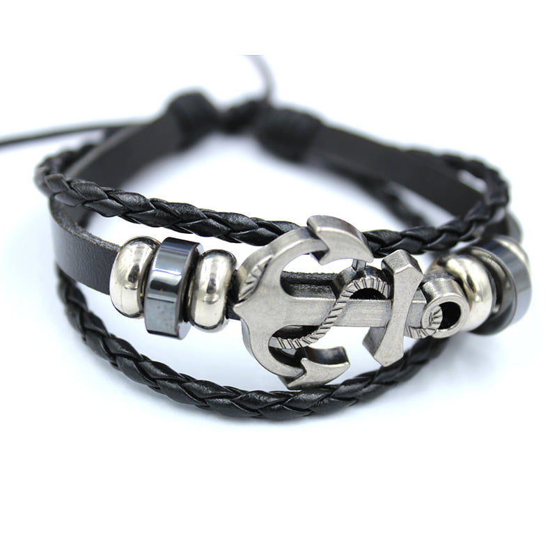 paracord bracelet Custom bracelet for man adjustable mens bracelet with shackle unisex bracelet bracelet gift for men anchor bracelet