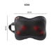 thumbnail image 3 of Masajeador De Espalda Y Cuello: Almohada De Masaje De Tejido Profundo De Amasamiento 3D Con Calor Para Aliviar El Dolor Muscular, Sillas Y Automóviles (conexión por cable;, 3 of 3