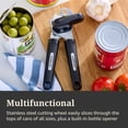 thumbnail image 2 of Farberware Professional Can Opener with Built-In Bottle Opener Black, 2 of 11