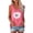 Hot Pink tank tops, variant on Wycnly Tank Top for Women Workout Tops for Women Workout Sports Breathable Loose Fit Tank Top Trendy Daisy Print Sleeveless Blouses Girls Sleeveless Shirt