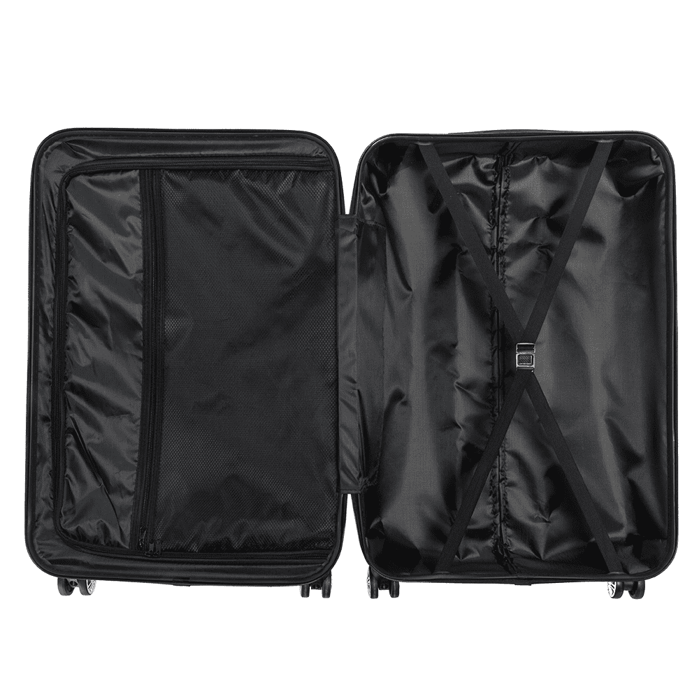 3-Piece Rose Gold Luggage Set (20" Carry-On + 24"/28" Checked) | Lightweight ABS Hardshell w/ 2" Wheels & TSA Locks - Expandable Spinner Suitcases