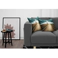 thumbnail image 3 of Ambesonne Landscape Throw Pillow Cover 2 Pack, Roads Travel Clouds, 18", Brown Teal, 3 of 7