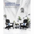 thumbnail image 7 of WINSOON All-Weather HDPE Adirondack Chair, Folding Design, Wide Seat with Cup Holder for Garden, Yard & Patio,Black, 7 of 7