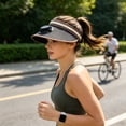 thumbnail image 4 of Mecorevxz Outdoors Sun Protection Hat and Summer Rechargeable Solar-Powered Fan Visor and Wide-Brimmed UV Resistants Open-Top Sun Hat(E), 4 of 7