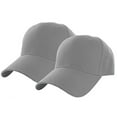 thumbnail image 2 of Sales 2026 Under $5 Grey Sun Protection Baseball Cap GIJNRIUIUA Mens 2Pc Summer Casual Outdoors Solid Color Sports Summer Hat Baseball Cap Women's Hats & Caps, 2 of 4