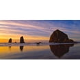 thumbnail image 2 of Leahy, Ike 32x18 Black Ornate Wood Framed with Double Matting Museum Art Print Titled - Cannon Beach V, 2 of 4