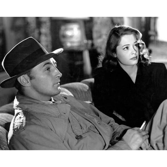Out of the Past cult film noir Jane Greer & Robert Mitchum 11x17 poster