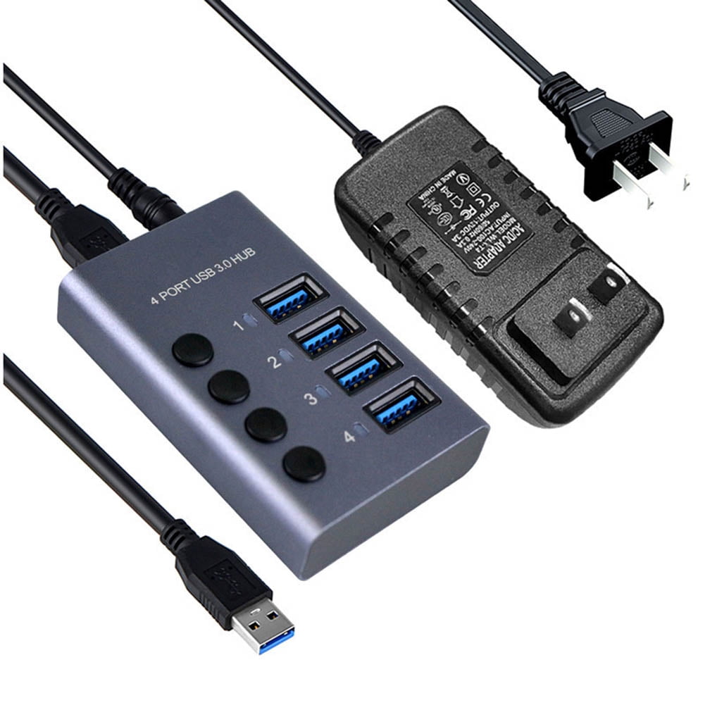 Sufanic USB Hub, 10-Port USB 3.0 Hub with 7 USB Ports, 3 Smart Charging Ports - Walmart.com