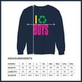 thumbnail image 7 of I Recycle Boys Puff Print Sweatshirt Funny Dating App Humor Single Independent Heart Breaker Relationship Crewneck, 7 of 7
