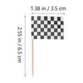 thumbnail image 4 of EeaseMX 27 piezas de palillos para cupcakes con banderas insertadas para decorar tartas y postres, 4 of 7