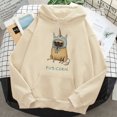 thumbnail image 3 of Sudaderas con capucha de Pug para mujer, sudadera y2k harajuku, ropa de calle femenina, Camisa con capucha, 3 of 5