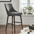 thumbnail image 2 of iNSPIRE Q Sasha Espresso Barrel Back Counter Stools (Set of 2)  Modern, 2 of 5