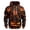 Yellow, variant on Leidass Halloween Hoodie for Men Funny Pumpkin Face Hooded Sweatshirts Scary Skull Long SLeeve Tops Holiday Costumes Black L