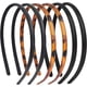 thumbnail image 1 of Diademas de plástico liso de 8 mm, 6 piezas de peine de dientes de plástico, banda para el cabello con dientes, unisex para mujeres y niñas, 1 of 5