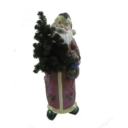 Magnesium Traditional Santa Christmas Decoration, Free-Standing Decorations, Lighted Displays, Santa