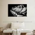 thumbnail image 2 of Elephant Stock Ice Hockey Skates Wall Art - Horizontal Canvas Wall Art - Living Room Wall Decor - Sports Canvas - Black And Gray Decor - 39" x 26", 2 of 8
