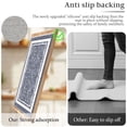 thumbnail image 3 of TECHVIDA Bathroom Rugs,Non-Slip Ultra Soft Bath Mat,Soft Absorbent Bathroom Rug and Bath Mat,Machine Washable,(18"x26",Dark Grey and White), 3 of 9