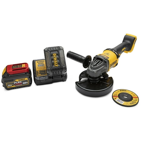 DeWalt DCG414T2 60V MAX 2 Battery FLEXVOLT Grinder with Kickback Brake Kit