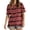 Orange tops 2024 summer, variant on Wycnly Summer Tops for Women Going Out Tops for Women Loose Fit Side Slit Irregular Swing Hem Shirts Cute Striped Print Tops Ladies Crewneck Short Sleeve Tunic Top