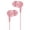 Pink, variant on Wired Earbuds -Clear with Shock Absorption with Anti-Scratch Coating Deep Bass Stereo Earbuds Next Level Convenience Black Smart Quantum Model Essential Neon Edition Black