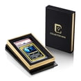 thumbnail image 2 of Collector Nine PSA/CGC Display Gift Case Magnetic Flip | Graded Card Storage Slab Shipping Box Holder (Gold, PSA/CGC 3-Pack), 2 of 4