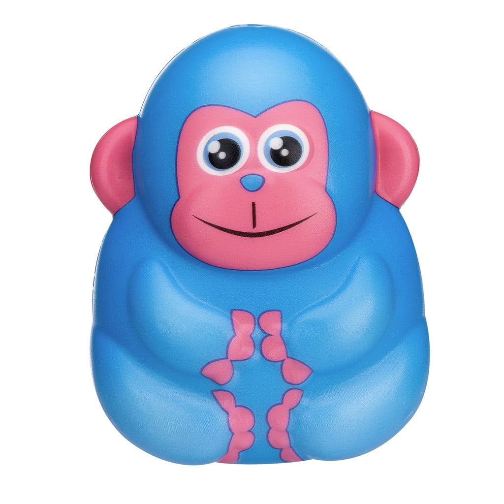 Squishy Toys Squi Shies Toy Kawaii Monkey Slow Rising Cream Scented Stress Relief Toys Gifts Pu Mochi Squishy Toys Walmart Com