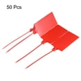 thumbnail image 2 of Unique Bargains Attaches de Sécurité en Plastique Anti-Tamper 255mm Rouge 50 Unités, 2 of 5