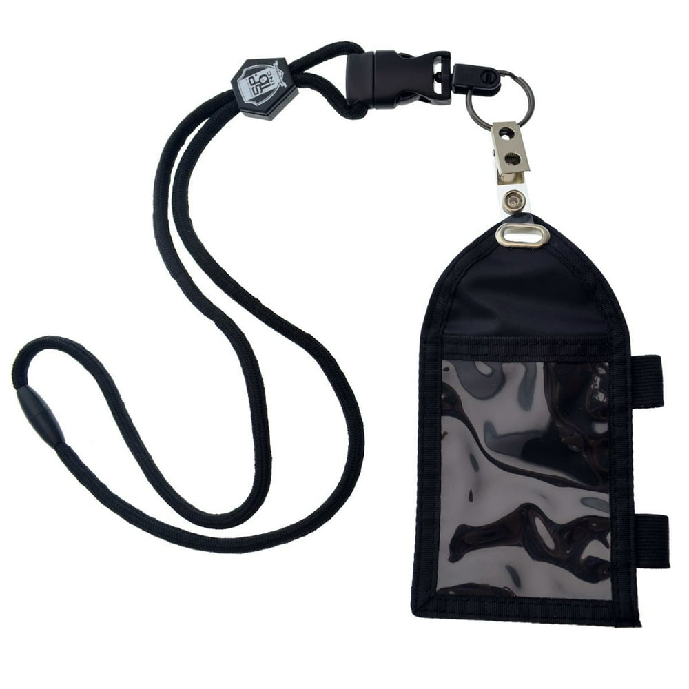 Ultimate Nylon Badge Holder with Pen Loop Key Ring and Heavy Duty