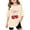 Beige, variant on YUEHUA Shirt for Girls Kids Girls Floral Cherry Print Short Sleeve Tee for Kids Lightweight Summer Casual Top With Comfortable Fit for Everyday Wear, Size 2-3 Years