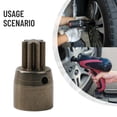 thumbnail image 4 of 3 Pièces 7 Dents Manchon Clé à Chocs Engrenage Moteur 7T Outils Électriques Accessoires, 4 of 11