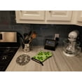 thumbnail image 3 of Caroline's Treasures Watercolor Shamrock Stripes Oven Mitt, 3 of 7