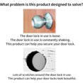 thumbnail image 3 of SHIQI-Door Reinforcement Plate, Door Lock Repair Plate, Stainless Steel Door Knobs Fixing Plate Bracket - Fix and Repair Locks on Doors - Easy Install - Prevent Door Lock Loose or Wobbly - (2 Pcs), 3 of 4