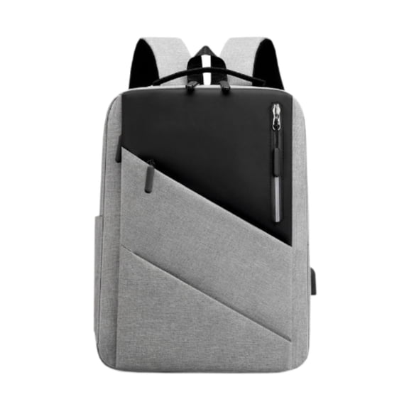 Rongfmy Sac à Dos avec Bretelles Réglables Sac de Travail Polyvalent pour Camping Randonnée Magasinage Gris