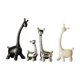 thumbnail image 1 of 4x esculturas de jirafa, decoraciones de escritorio, colección de arte moderno, artesanías, estatuas de animales, figuras familiares de jirafa para of, 1 of 9