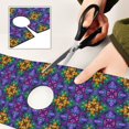 thumbnail image 6 of Yayeee Faucet Mat for Kitchen Sink 14.7" Diatomite Long Splash Guard Pad, Purple Stained Glass Pattern, 6 of 7