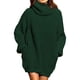 thumbnail image 1 of Vestido suéter de manga larga, Vestido suéter de cuello alto Vestido suéter de punto largo Vestido suéter de cuello alto Rendimiento comprobado, 1 of 6