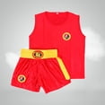 thumbnail image 2 of Ropa Sanda Artes Marciales Hombres y Mujeres Entrenamiento Traje de Boxeo Pantalones Cortos Niños Ropa Sanda Competición Adultos, 2 of 6