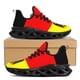 thumbnail image 1 of Zapatos de mujer con estampado de bandera de Alemania, de malla, con plataforma y cordones, ligeros, para deportes al aire libre, 1 of 6