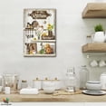 thumbnail image 3 of Kitchen Canvas Wall Art - Rustic Kitchen Pictures for Wall Decor, Farmhouse Kitchen Scene Pictures For Kitchen, Kitchen Art Picture Framed Canvas Print For Dining Room 12x18, 3 of 7