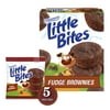Entenmann’s Little Bites Fudge Brownies, 5 Pouches per Box