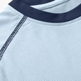 thumbnail image 4 of Eltusu Boys Athletic Shirts Short Sleeve, Crew Neck Breathable Summer Casual Active T-Shirts Blue Size 10-12 T, 4 of 5