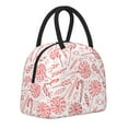 thumbnail image 2 of XMXT Reusable Lunch Bag Women, White Lollipop Candy Hand Drawn Large Lunchbox Insulated Lunch Box for Work School, Multicolor, 2 of 9