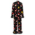 thumbnail image 5 of Women’S Christmas Pajamas Silk Pijamas Women Set Button Down Long Sleeve Pajama with Pants Christmas Comfy Pajamas for Women Set, 5 of 5